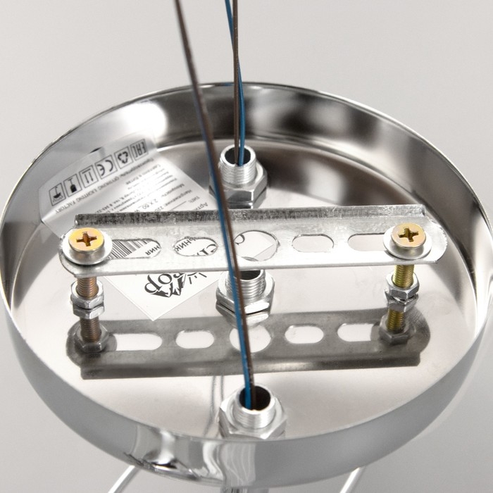 Люстра потолочная Поли 2хE27 40Вт Хром Люстра потолочная Поли 2хE27 40Вт Хром