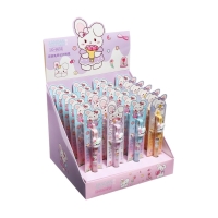 Клей ПВА 0.9 мл, в виде автоматической ручки, 1 мм, для точечного нанесения клея, "Аниме" МИКС