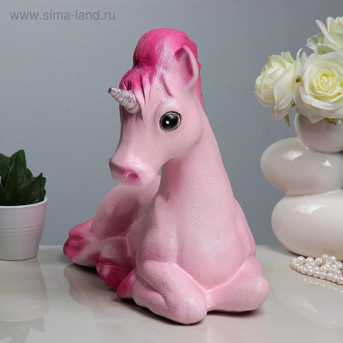 Копилка Копилка "Единорог" розовый, 23х41х34см