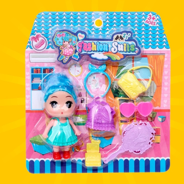 Кукла малышка &laquo;Лола&raquo; с аксессуарами, МИКС