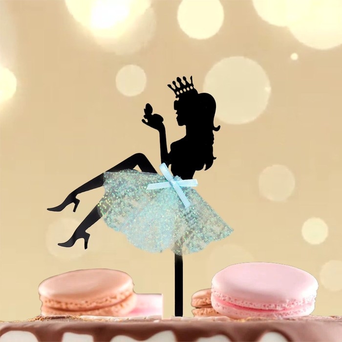 Топпер &laquo;Девушка&raquo; с короной