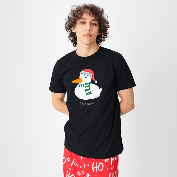 Пижама мужская KAFTAN Пижама мужская KAFTAN "С га-га годом", р.52