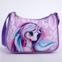 Сумка детская для девочки, текстильная, &laquo;Волшебный единорог&raquo;, 4 см х 17 см х 13 см