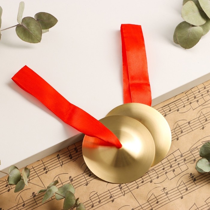 Музыкальный инструмент Тарелки ручные Music Life 9 см Музыкальный инструмент Тарелки ручные Music Life 9 см