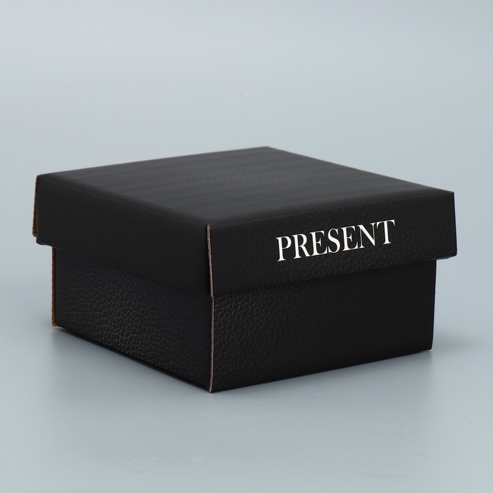 Коробка подарочная складная, упаковка, &laquo;Present&raquo;, 12 х 12 х 6.5 см