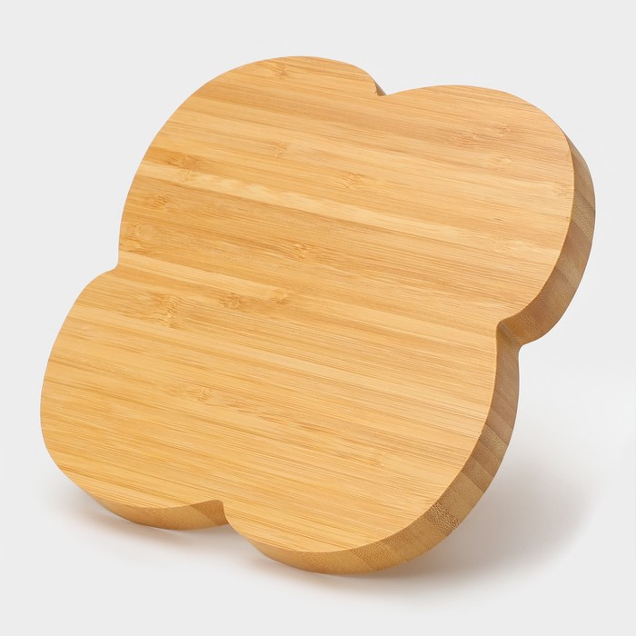 Менажница Доляна &laquo;Вертиго&raquo;, 19,5&times;19,5 см, бамбук