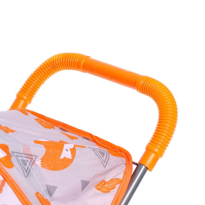 Коляска летняя для кукол «Лисички», металлический каркас Коляска летняя для кукол «Лисички», металлический каркас