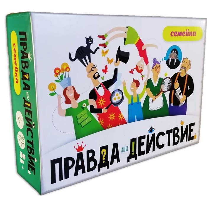 Настольная игра &laquo;Правда или действие?! Семейка&raquo;