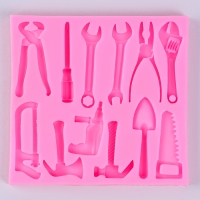 Форма силиконовая универсальная &laquo;Инструменты&raquo;, 13,6 &times; 13 &times; 1,2 см