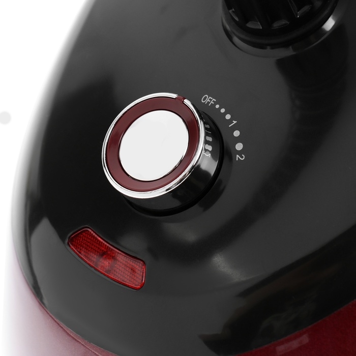 Отпариватель Sakura SA-3924G, напольный, 2200 Вт, 2.2 л, 35 г/мин, шнур 1.7 м, бордовый Отпариватель Sakura SA-3924G, напольный, 2200 Вт, 2.2 л, 35 г/мин, шнур 1.7 м, бордовый