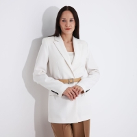 Ремень женский, ширина 2,8 см, винт, пряжка металл, цвет бежевый