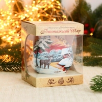 Ёлочный шар d-10 см "Рогач"