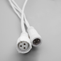 Гирлянда &laquo;Бахрома&raquo; 3 &times; 0.6 м, IP44, УМС, белая нить, 160 LED, свечение красное, 220 В