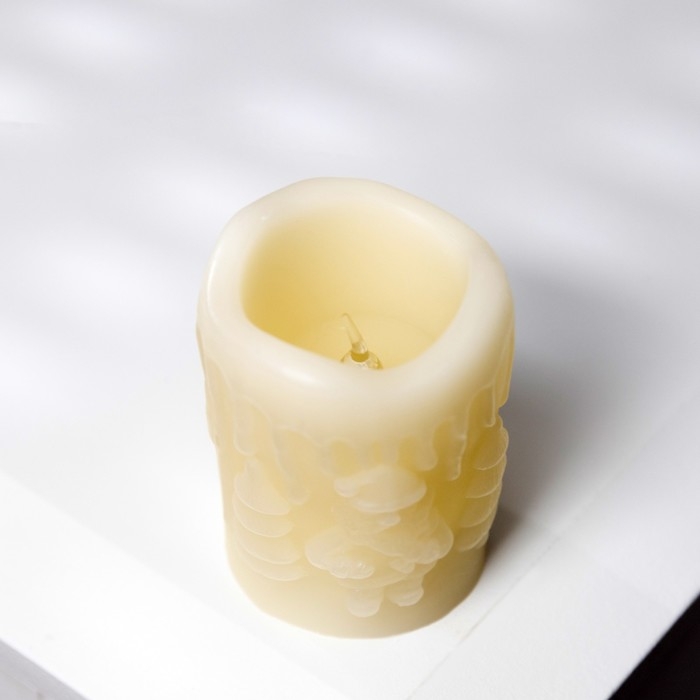 Светодиодная фигура «Свеча» 4.5 × 7.5 × 4.5 см, пластик, батарейки AG13х3 (в комплекте), свечение тёплое белое Светодиодная фигура «Свеча» 4.5 × 7.5 × 4.5 см, пластик, батарейки AG13х3 (в комплекте), свечение тёплое белое