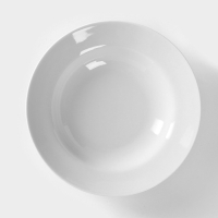 Тарелка фарфоровая глубокая &laquo;Идиллия&raquo;, 250 мл, d=20 см, белая