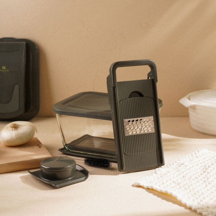 Овощерезка универсальная SL Home «Оливковая роща», 9 в 1, стекло, цвет оливковый Овощерезка универсальная SL Home «Оливковая роща», 9 в 1, стекло, цвет оливковый