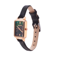 Часы наручные кварцевые женские, черный ремешок Часы наручные кварцевые женские, черный ремешок