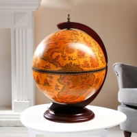 Глобус бар декоративный "Винтажная карта" 46х41х56,5 см