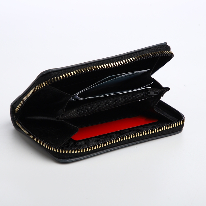 Кошелёк детский на молнии «Выбражулька», цвет тёмно-серый Кошелёк детский на молнии «Выбражулька», цвет тёмно-серый