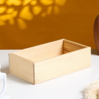 Кашпо деревянное 24×14×7.5 см Элегант, натуральный Дарим Красиво Кашпо деревянное 24×14×7.5 см Элегант, натуральный Дарим Красиво