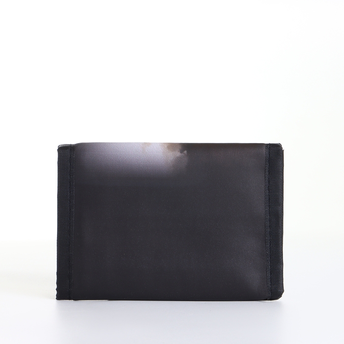 Кошелёк детский на липучке &laquo;Выбражулька&raquo;, цвет чёрный