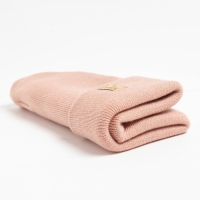 Шапка детская MINAKU с отворотом р-р 52-56, цв.пудровый Шапка детская MINAKU с отворотом р-р 52-56, цв.пудровый