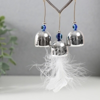 Музыка ветра металл, пластик "От сглаза с пером" 3 колокольчика 38х5,5х2,8 см Музыка ветра металл, пластик "От сглаза с пером" 3 колокольчика 38х5,5х2,8 см