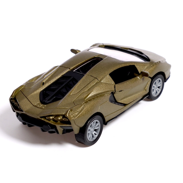 Машина металлическая &laquo;Уличный рейсер&raquo;, инерционная, 1:32, открываются двери, звуковые и световые эффекты, цвет зелёный