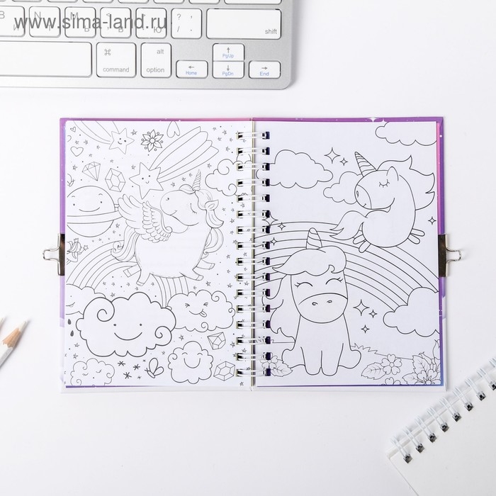 Анкета для девочек на замочке Анкета для девочек на замочке "Для самых волшебных", А6 40 листов