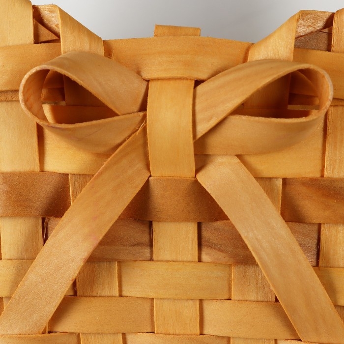 Корзина плетеная,18 x 12,5 x H9,5 x B12 x 8/25 см, секвойя