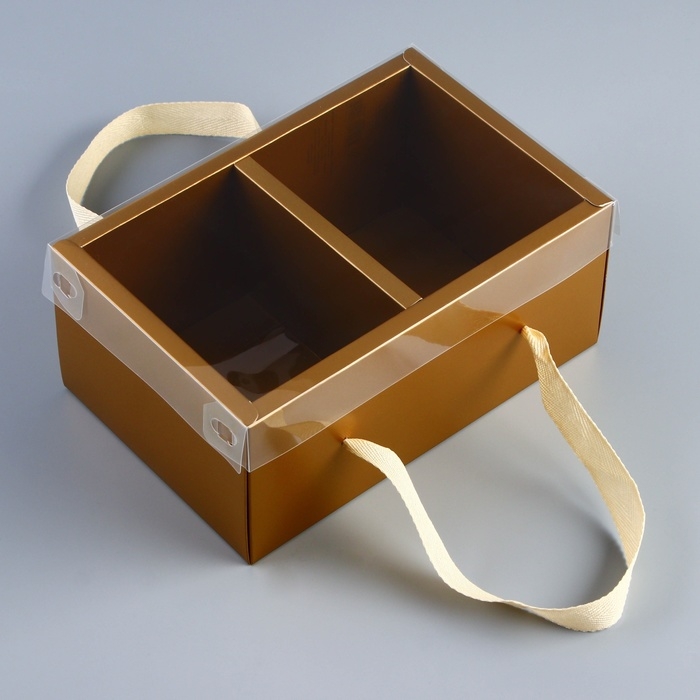 Коробка подарочная складная Золото , упаковка, 23 х 15 х 10 см Коробка подарочная складная Золото , упаковка, 23 х 15 х 10 см