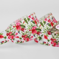 Лента репсовая &laquo;Тропический букет&raquo;, 25 мм, 23 &plusmn; 1 м, разноцветная