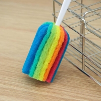 Ёршик для посуды с абразивом Доляна &laquo;Радуга&raquo;, 25&times;4