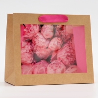 Пакет с PVC окном,"Нежность", 24 х 11 х 20 см