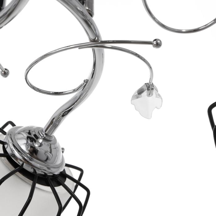 Люстра Светогор 59091 5x60Вт хром/черный Люстра Светогор 59091 5x60Вт хром/черный