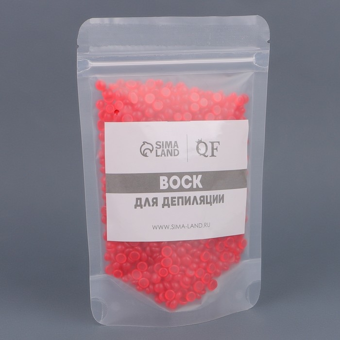 Воск для депиляции, плёночный, в гранулах, 100 гр, цвет красный Воск для депиляции, плёночный, в гранулах, 100 гр, цвет красный