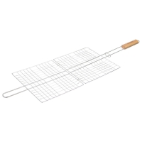 Решётка гриль универсальная maclay, 24x27 см, хромированная сталь, для мангала