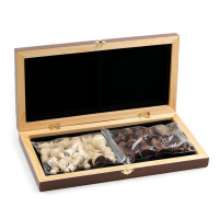 Шахматы деревянные "Огненный змей", настольная игра, 40х40 см, король h-9 см, пешка h-4.5 см