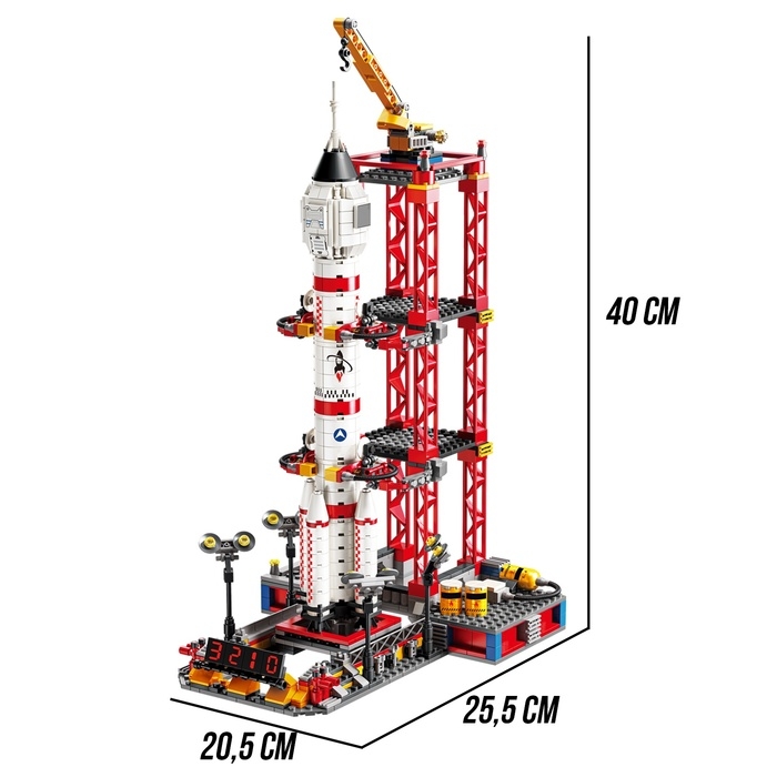 Конструктор &laquo;Космос. Космодром&raquo;, 1241 деталь