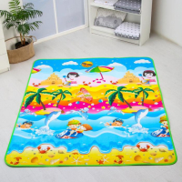 Игровой коврик для детей на фольгированной основе &laquo;Морской мир&raquo;, размер 180х150x0,5 см, Крошка Я