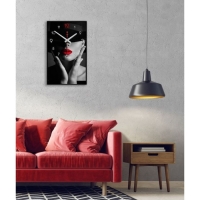Часы-картина настенные, интерьерные "Девушка", плавный ход, 57 х 35 х 4 см Часы-картина настенные, интерьерные "Девушка", плавный ход, 57 х 35 х 4 см