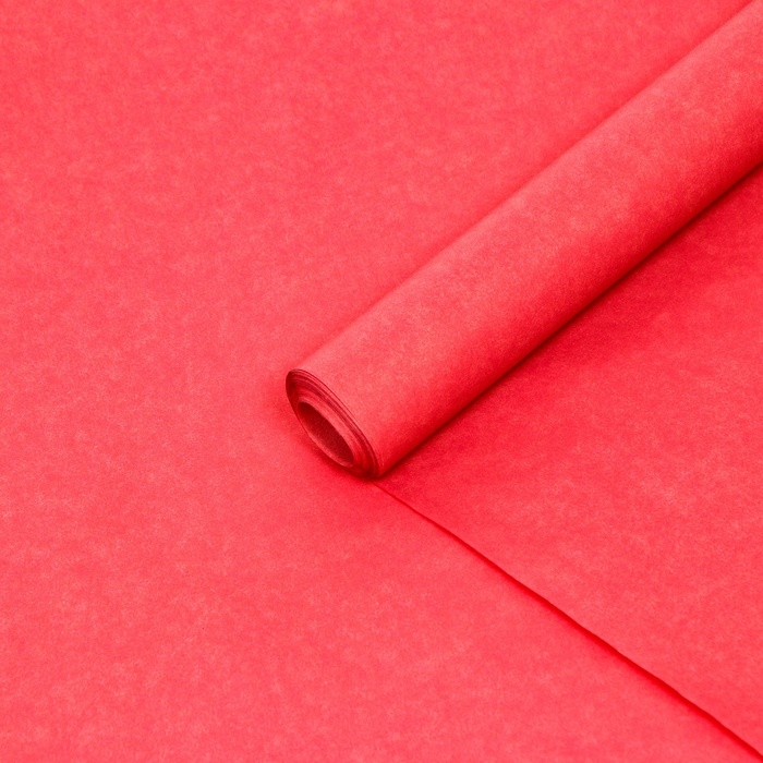 Пергамент флористический Пергамент флористический "Малиновый" 0,6 х 10 м, 52 г/м2