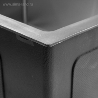 Мойка FABIA PROFI, 50х45 см, врезная, S = 3,0 и 0,8 мм, сифон с переливом + корзина