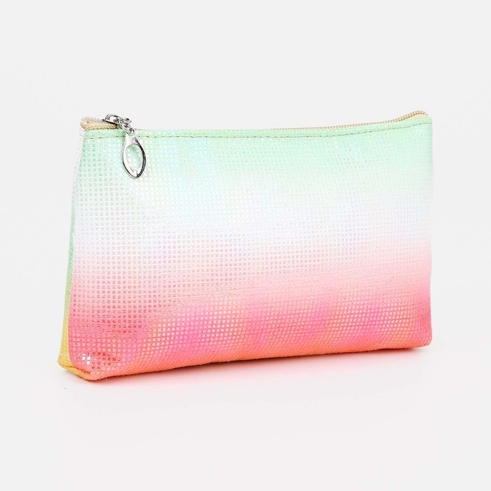 Набор косметичек 3 в 1 на молнии, цвет коралловый Набор косметичек 3 в 1 на молнии, цвет коралловый