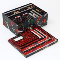 Набор коробок подарочных 15 в 1 &laquo;Европейский&raquo;, 12 х 7 х 4 см - 46,6 х 35,2 х 17.5 см, Новый год