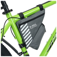 Велосумка подрамная с отсеком для бутылки, цвет серый Велосумка подрамная с отсеком для бутылки, цвет серый