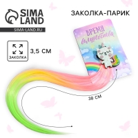 Заколки для волос , цветная прядь «Время волшебства» Заколки для волос , цветная прядь «Время волшебства»