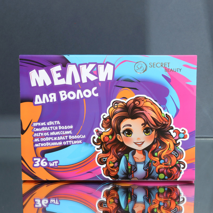 Мелки для волос, 36 шт. Мелки для волос, 36 шт.