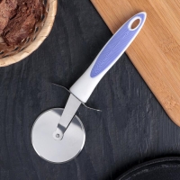 Нож для пиццы и теста Доляна Style, 21 см, ручка sоft - tоuch, цвет МИКС Нож для пиццы и теста Доляна Style, 21 см, ручка sоft - tоuch, цвет МИКС