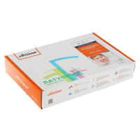 Cмеситель для кухни Accoona A4819N, однорычажный, силиконовый излив, латунь, красный/хром